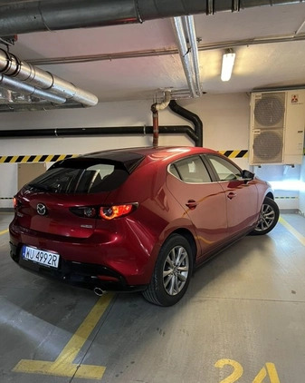 Mazda 3 cena 82000 przebieg: 34000, rok produkcji 2019 z Warszawa małe 254